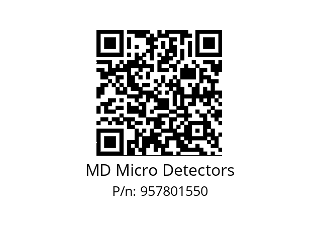   MD Micro Detectors 957801550