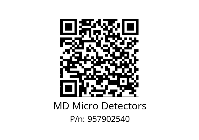   MD Micro Detectors 957902540