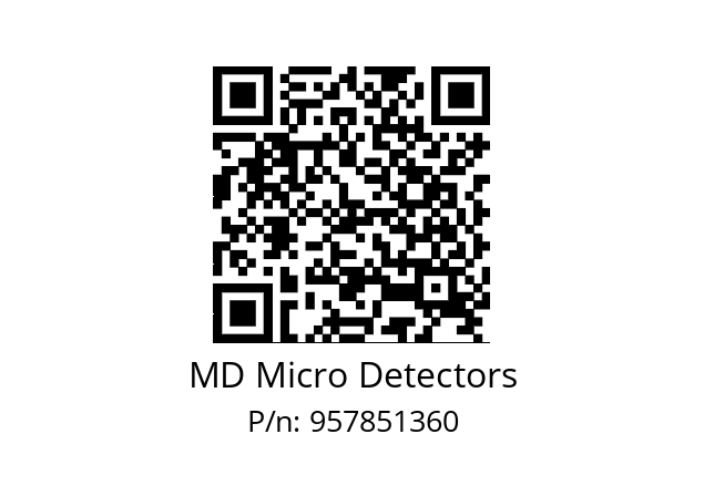   MD Micro Detectors 957851360