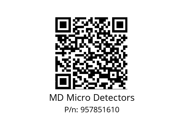   MD Micro Detectors 957851610