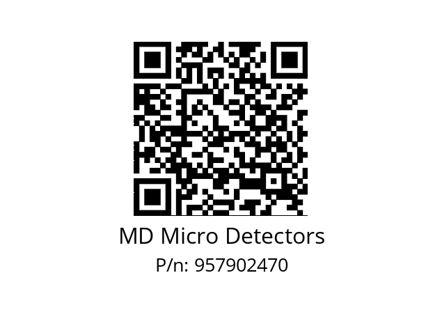   MD Micro Detectors 957902470