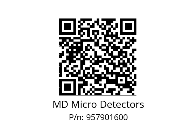   MD Micro Detectors 957901600