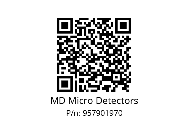   MD Micro Detectors 957901970