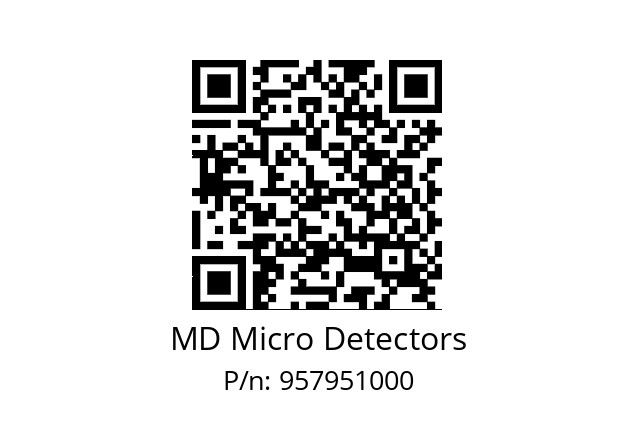   MD Micro Detectors 957951000