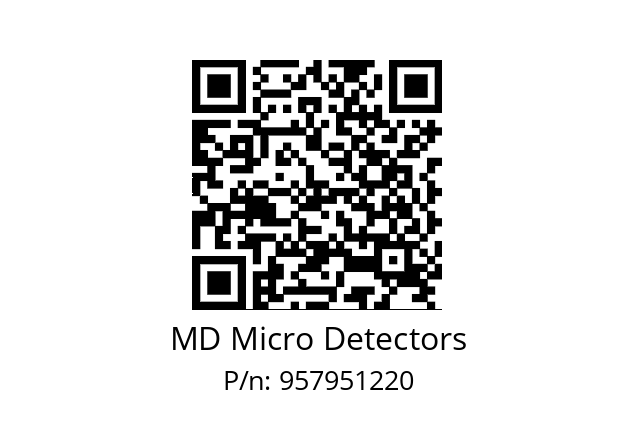   MD Micro Detectors 957951220