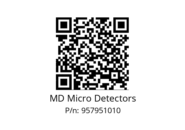   MD Micro Detectors 957951010