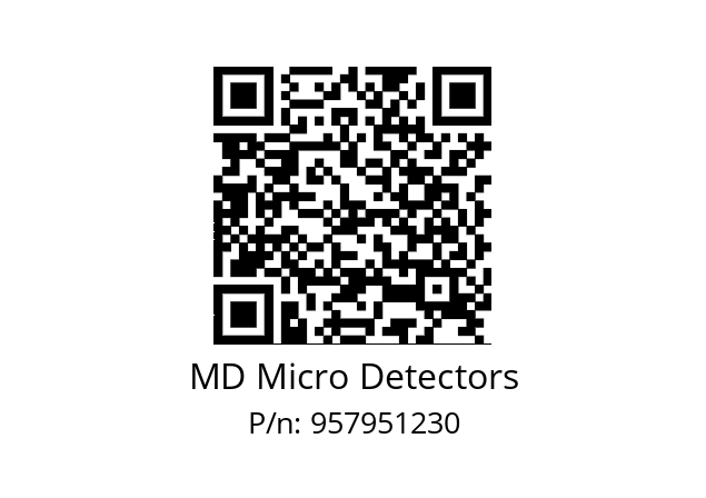   MD Micro Detectors 957951230