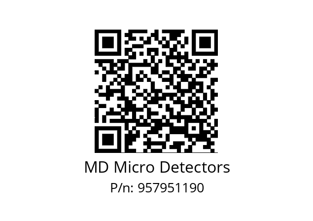   MD Micro Detectors 957951190