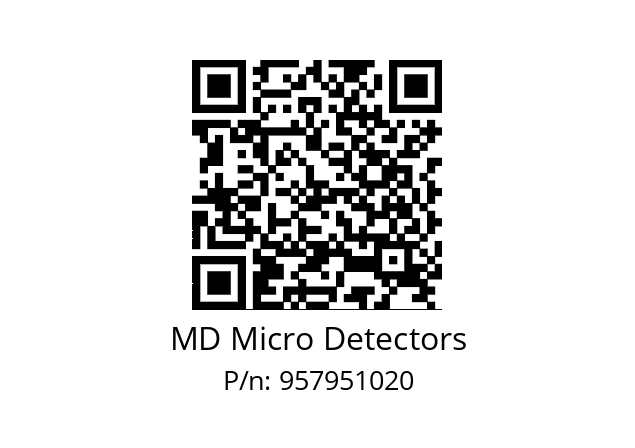   MD Micro Detectors 957951020