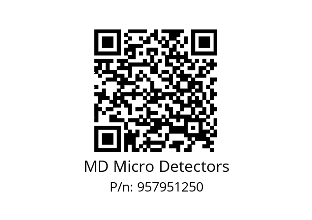   MD Micro Detectors 957951250