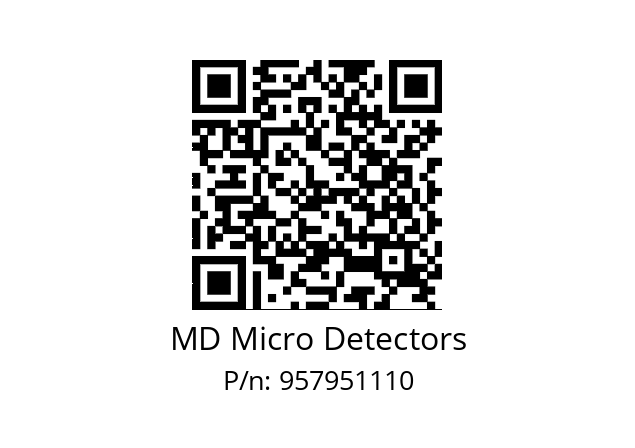   MD Micro Detectors 957951110