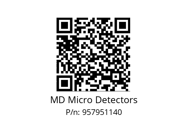   MD Micro Detectors 957951140