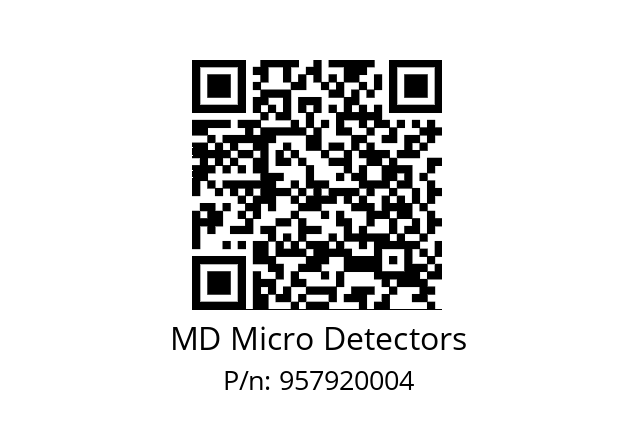   MD Micro Detectors 957920004