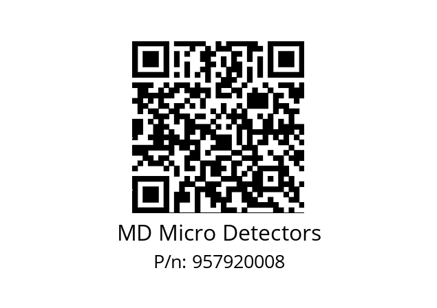   MD Micro Detectors 957920008