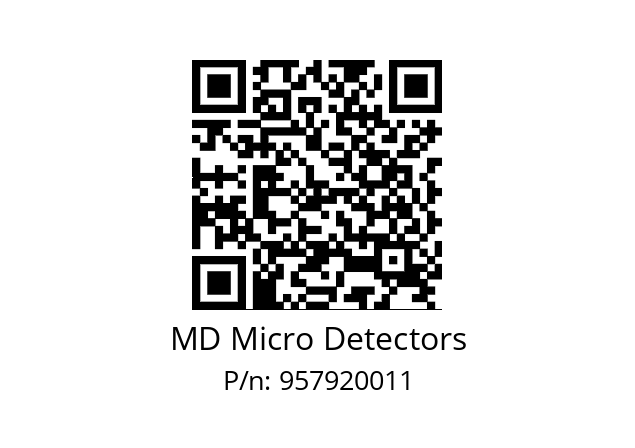   MD Micro Detectors 957920011