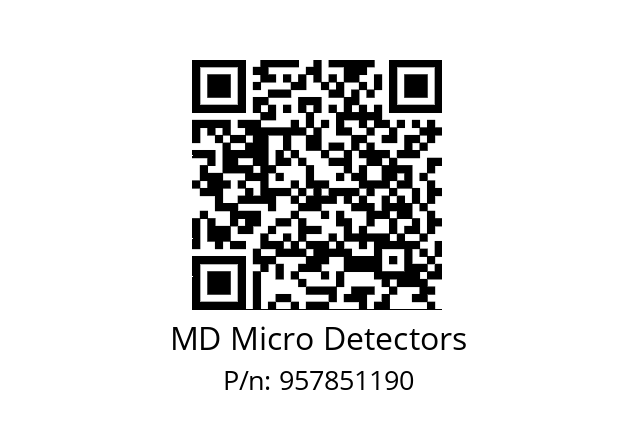   MD Micro Detectors 957851190