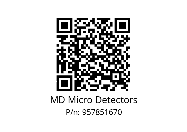   MD Micro Detectors 957851670