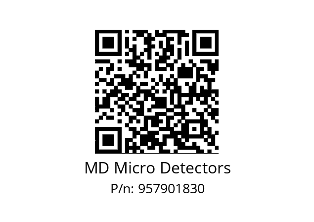   MD Micro Detectors 957901830