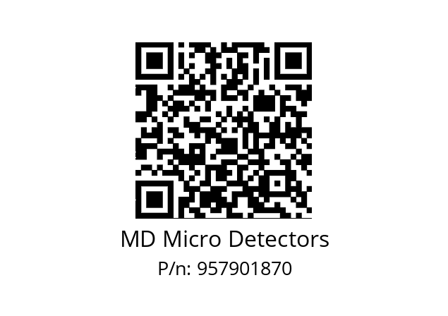   MD Micro Detectors 957901870