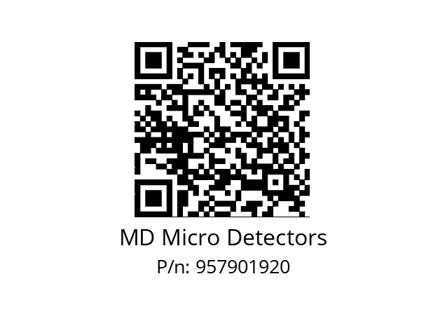   MD Micro Detectors 957901920