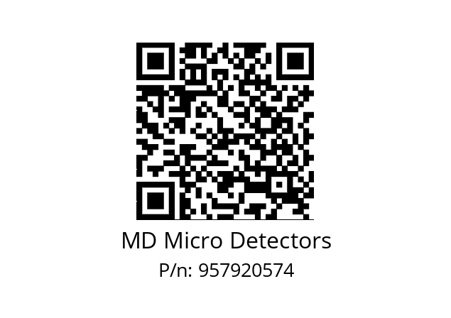   MD Micro Detectors 957920574