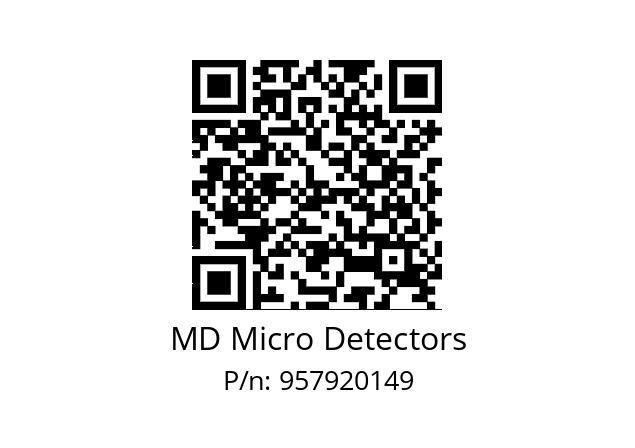   MD Micro Detectors 957920149