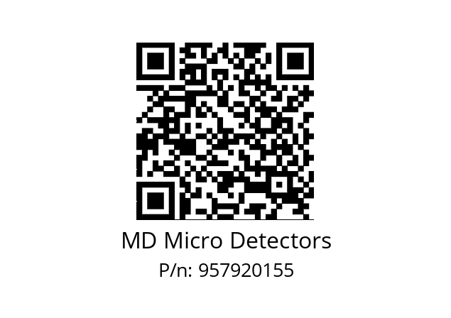   MD Micro Detectors 957920155