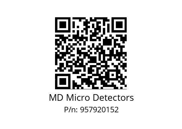   MD Micro Detectors 957920152