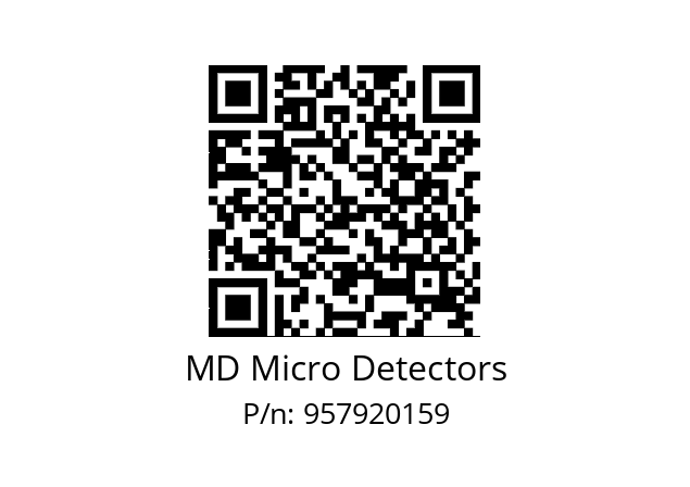   MD Micro Detectors 957920159