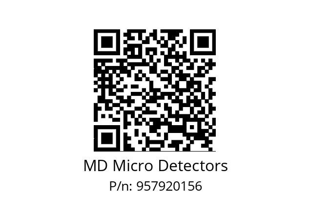   MD Micro Detectors 957920156