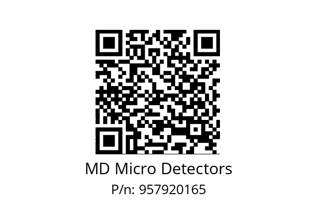   MD Micro Detectors 957920165