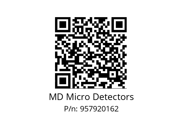   MD Micro Detectors 957920162