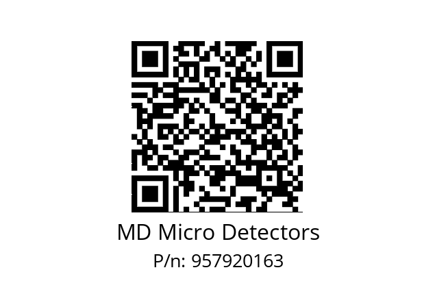   MD Micro Detectors 957920163