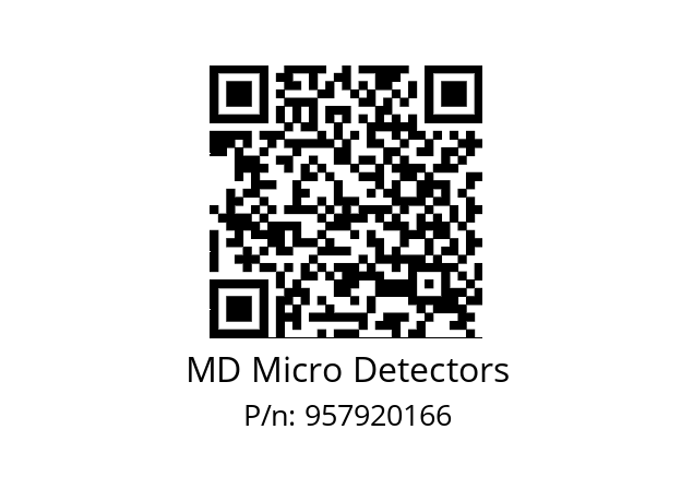   MD Micro Detectors 957920166