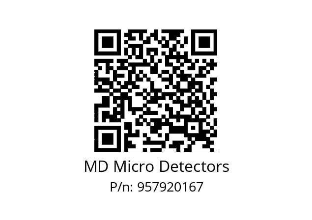   MD Micro Detectors 957920167