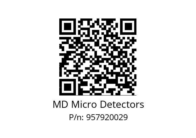   MD Micro Detectors 957920029