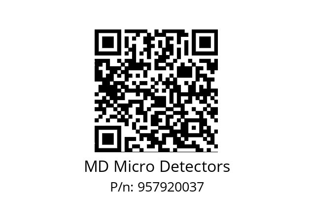   MD Micro Detectors 957920037