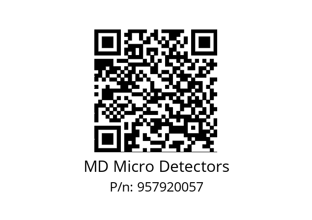   MD Micro Detectors 957920057