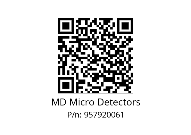   MD Micro Detectors 957920061