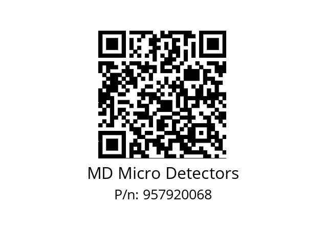   MD Micro Detectors 957920068