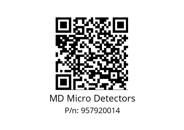   MD Micro Detectors 957920014