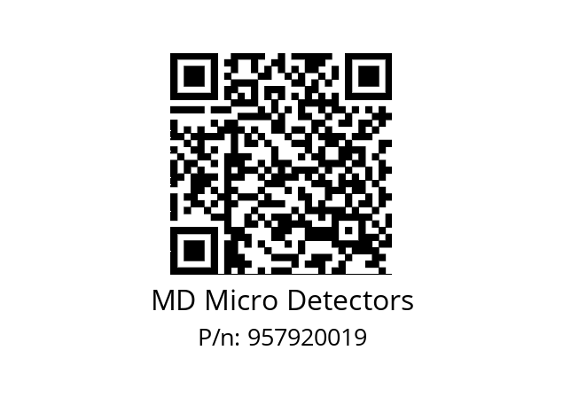   MD Micro Detectors 957920019