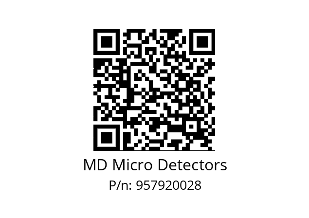   MD Micro Detectors 957920028