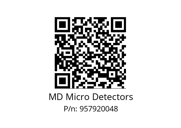   MD Micro Detectors 957920048