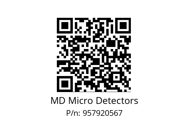   MD Micro Detectors 957920567