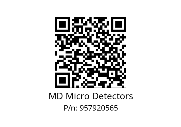   MD Micro Detectors 957920565