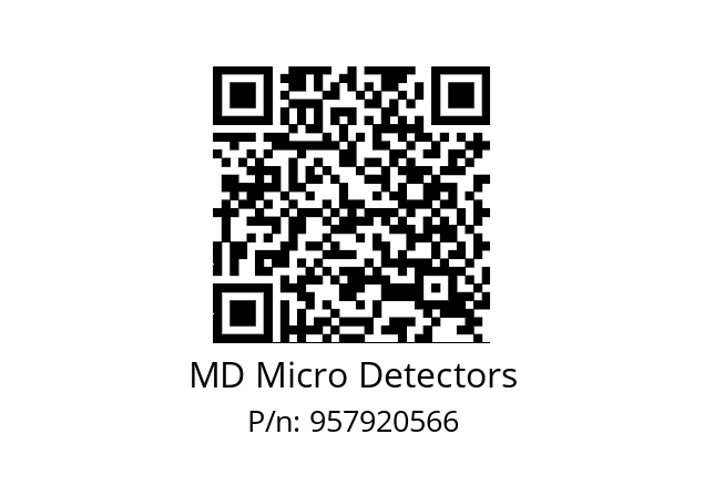   MD Micro Detectors 957920566