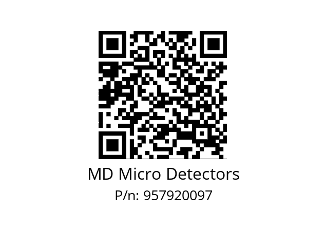   MD Micro Detectors 957920097