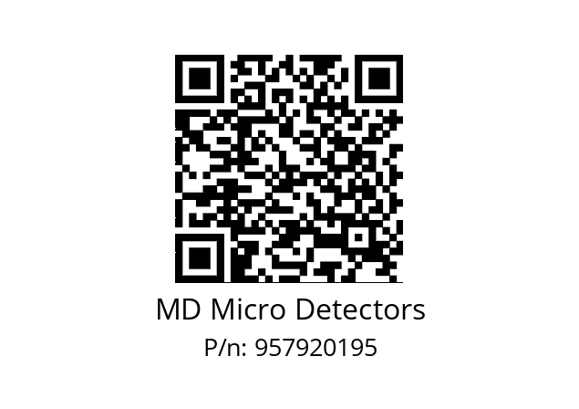   MD Micro Detectors 957920195