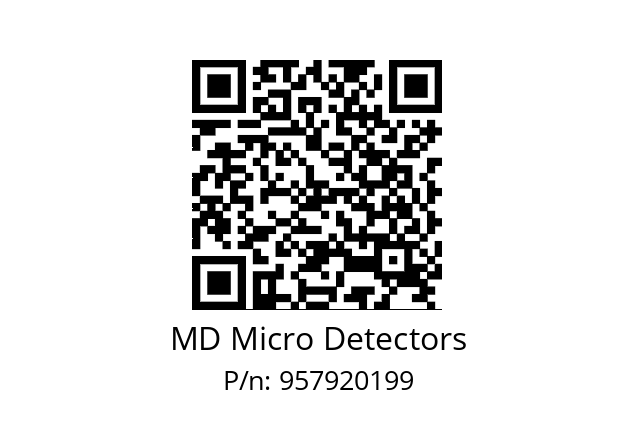   MD Micro Detectors 957920199